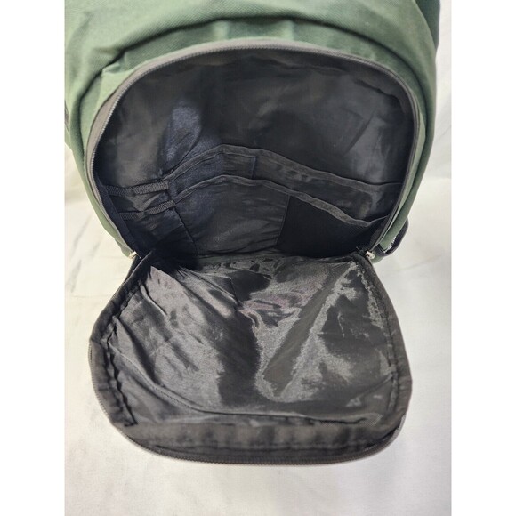 Alaska Green Canvas Backpack 2 Zipper. - Picture 5 of 15
